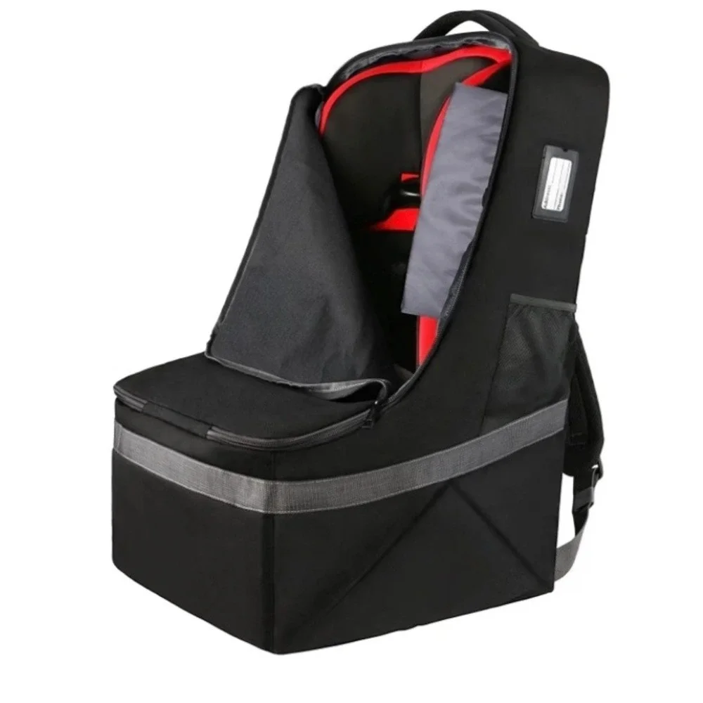 YOREPEK Car Seat Travel Bag Backpack Black Water Resistant Padded Carrier